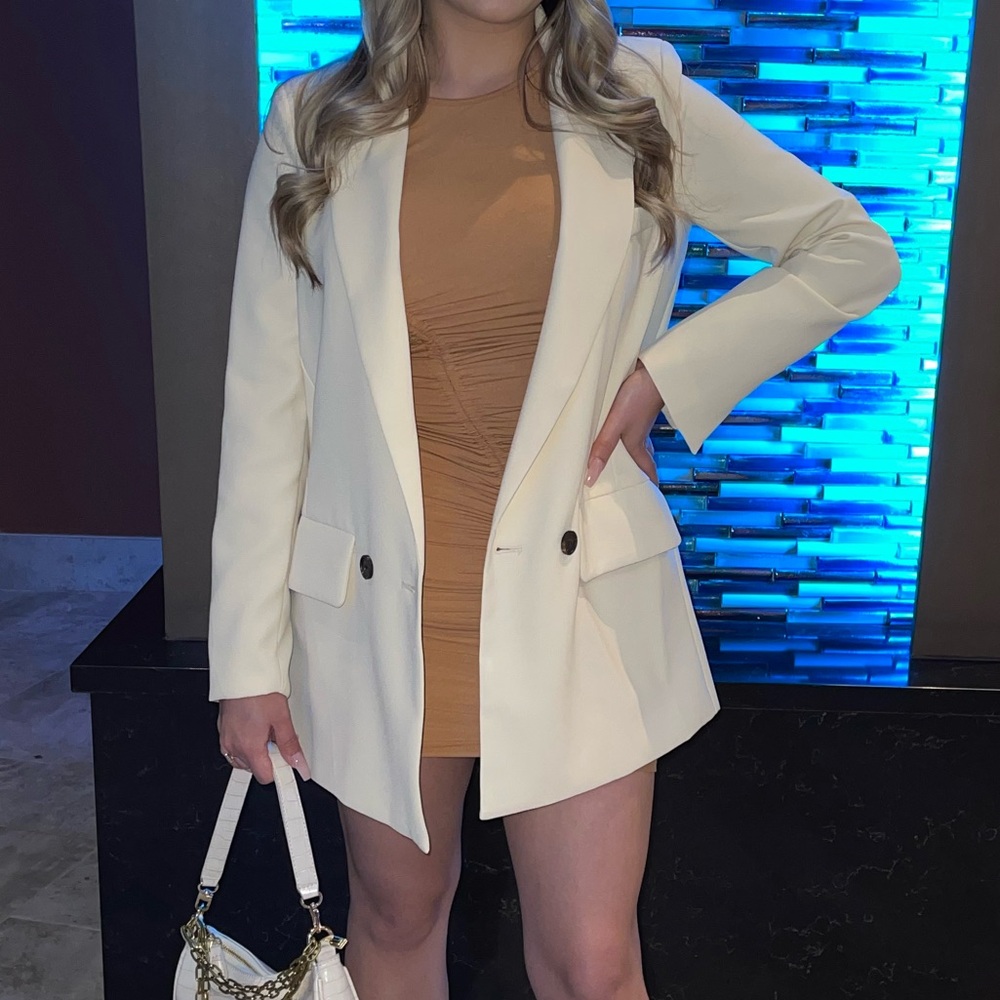 Cream Blazer - Size Small